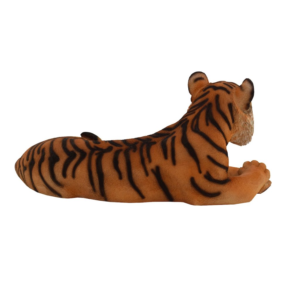 Tiger Laying Down Statue. Picture 4