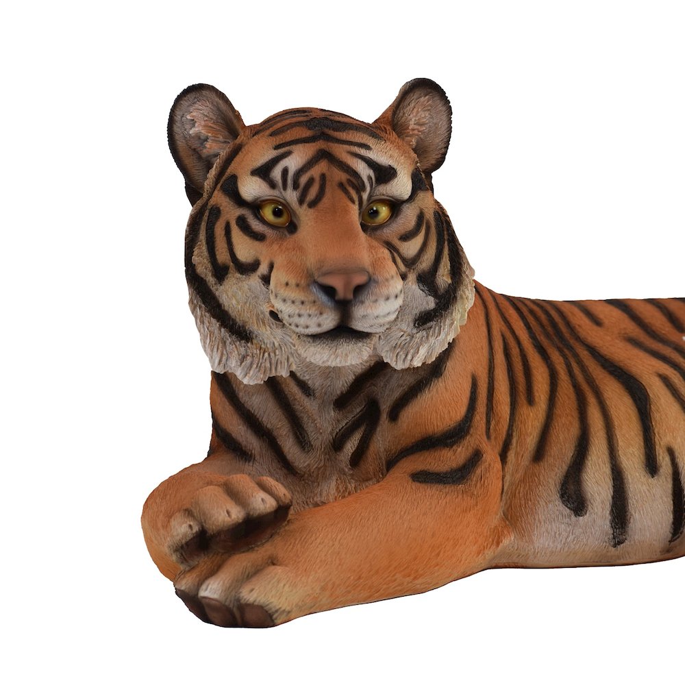 Tiger Laying Down Statue. Picture 5