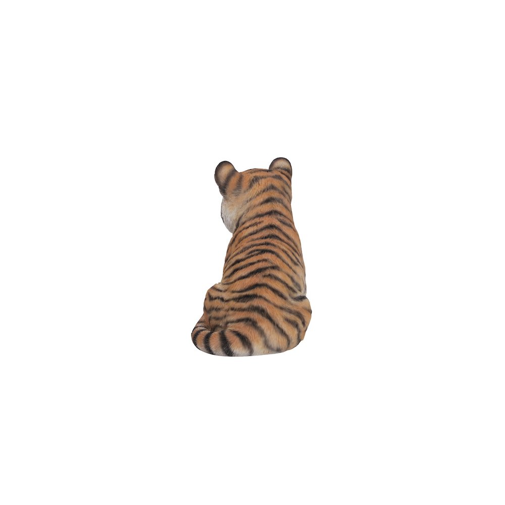 Sitting Tiger Baby Statue. Picture 1
