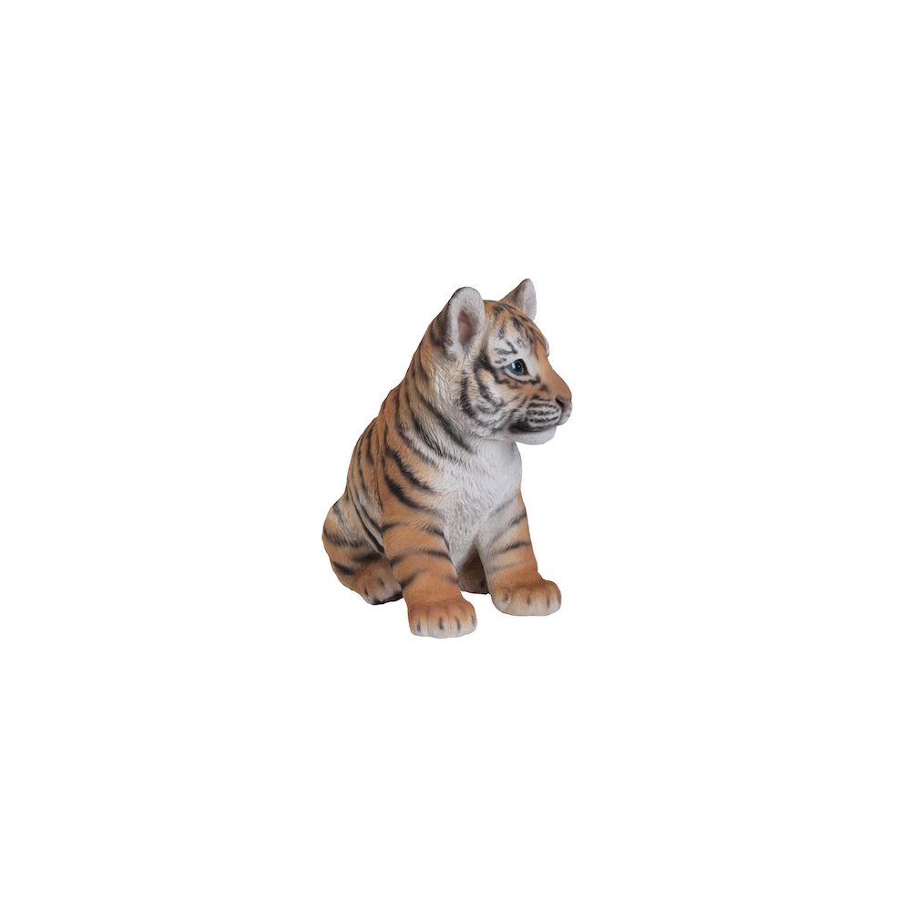 Sitting Tiger Baby Statue. Picture 3