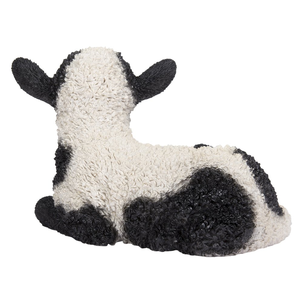 Small Black & White Baby Lamb Lying Down. Picture 5