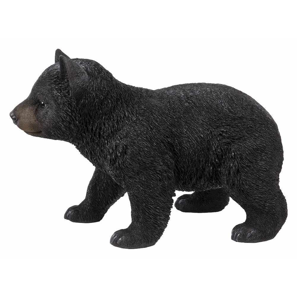 Black Bear Cub Walking Statue. Picture 4