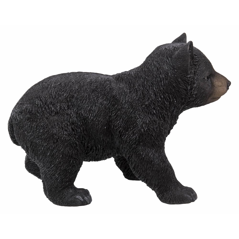 Black Bear Cub Walking Statue. Picture 3