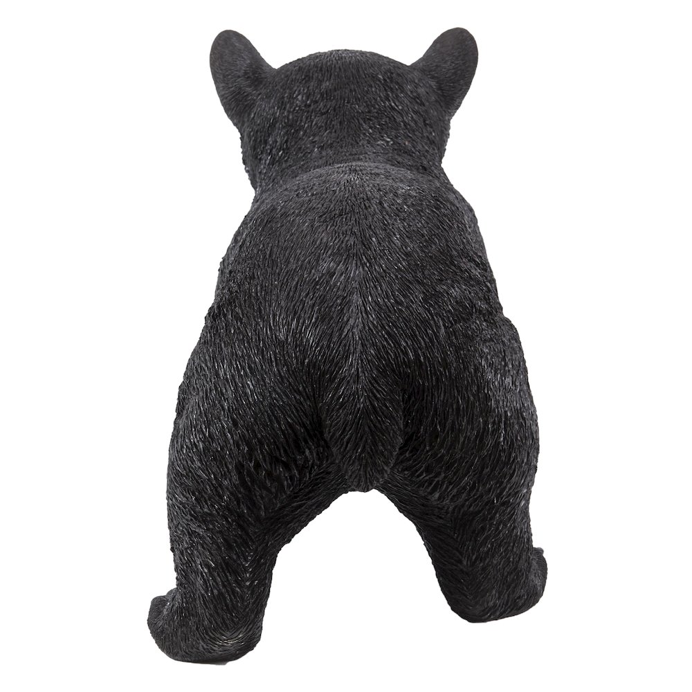 Black Bear Cub Walking Statue. Picture 1