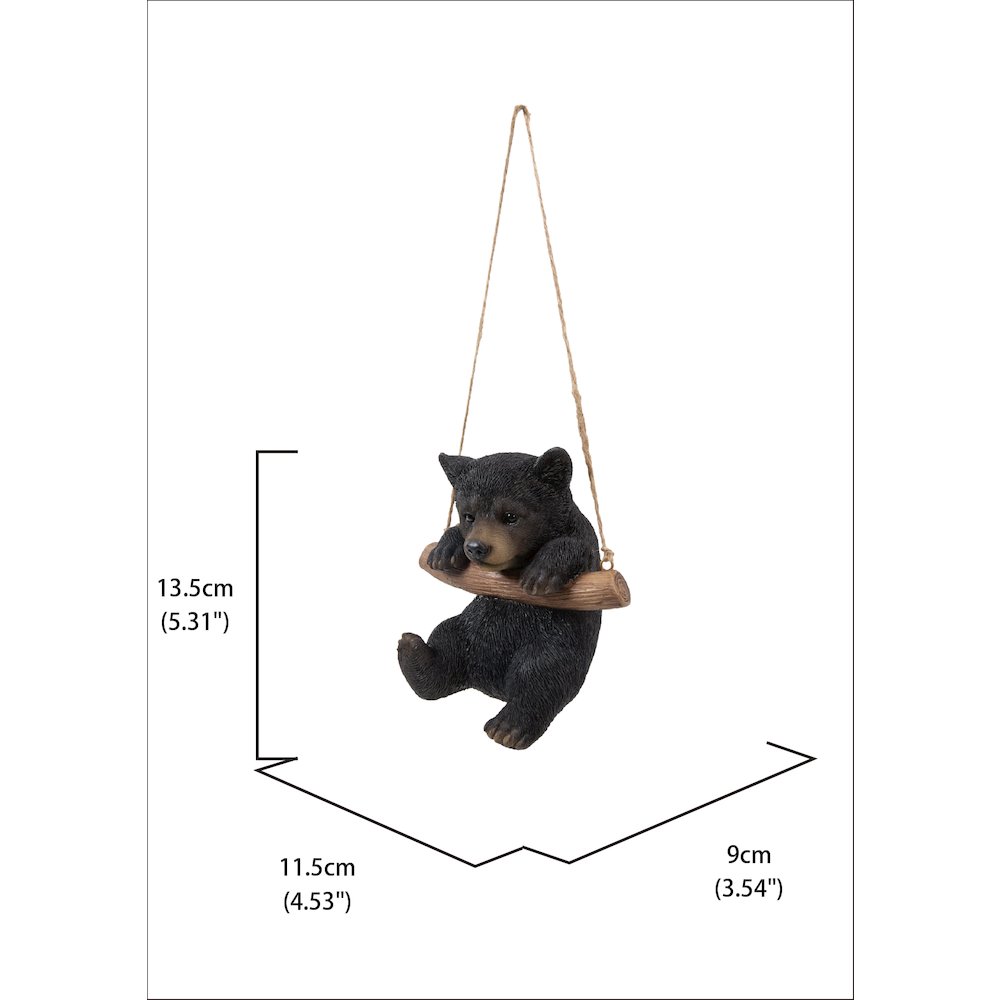 Hanging Black Bear Hug Branch. Picture 5