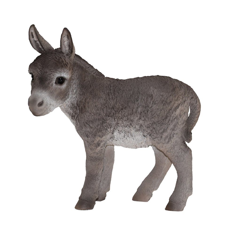 Standing Donkey Looking Left Statue. Picture 2