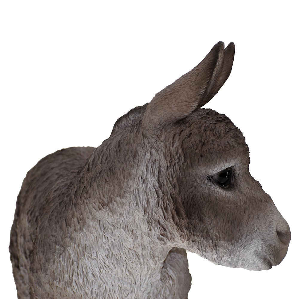Standing Donkey Looking Left Statue. Picture 5