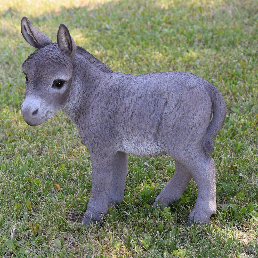 Standing Donkey Looking Left Statue. Picture 6