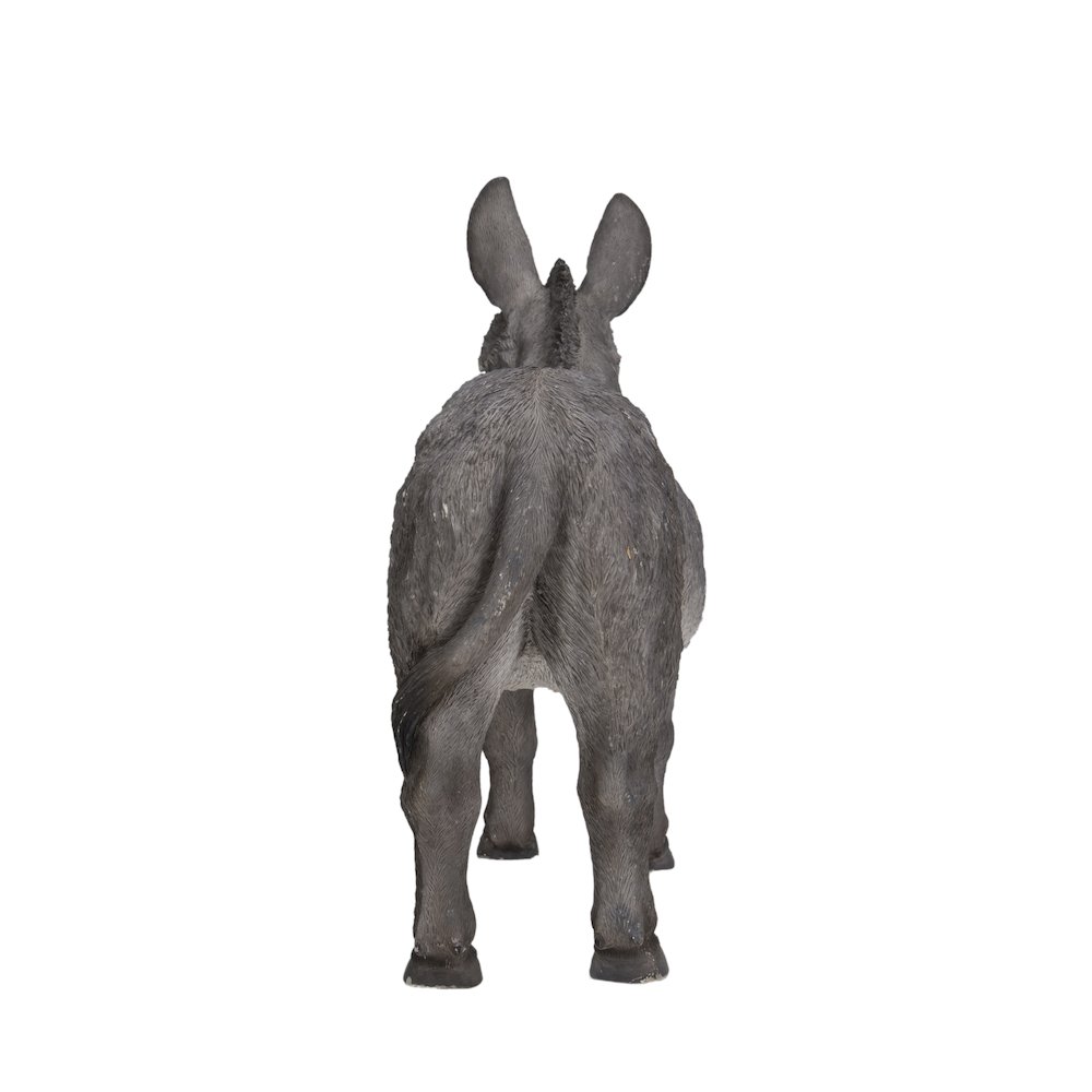 Standing Grey Donkey Statue. Picture 7