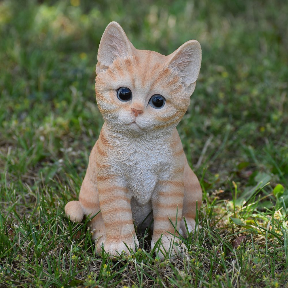 Sitting Kitten Statue. Picture 5