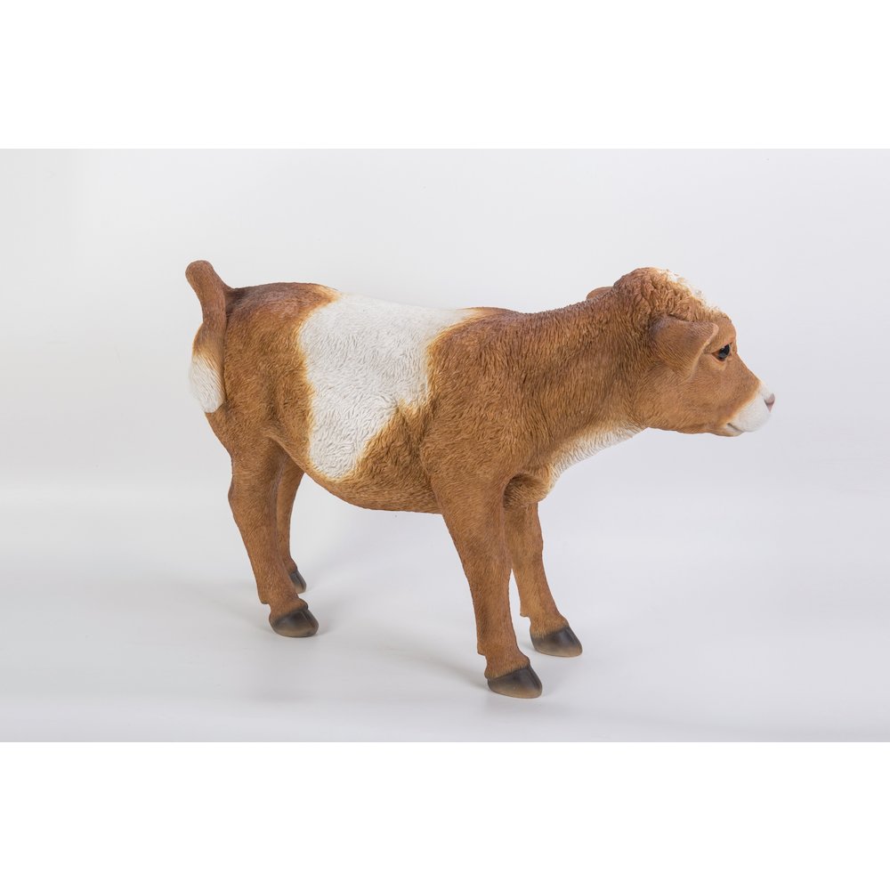Brown Standing Cow Statue. Picture 5