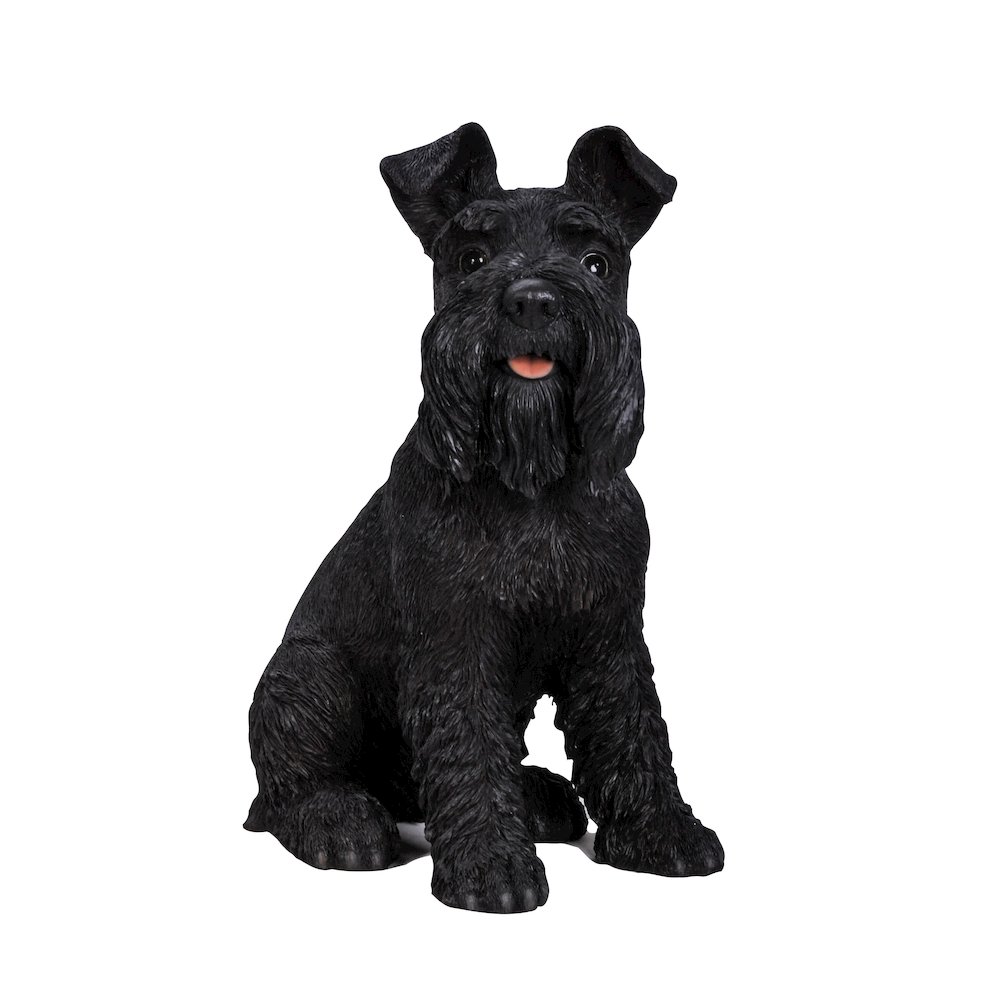 Black Schnauzer Statue. Picture 2