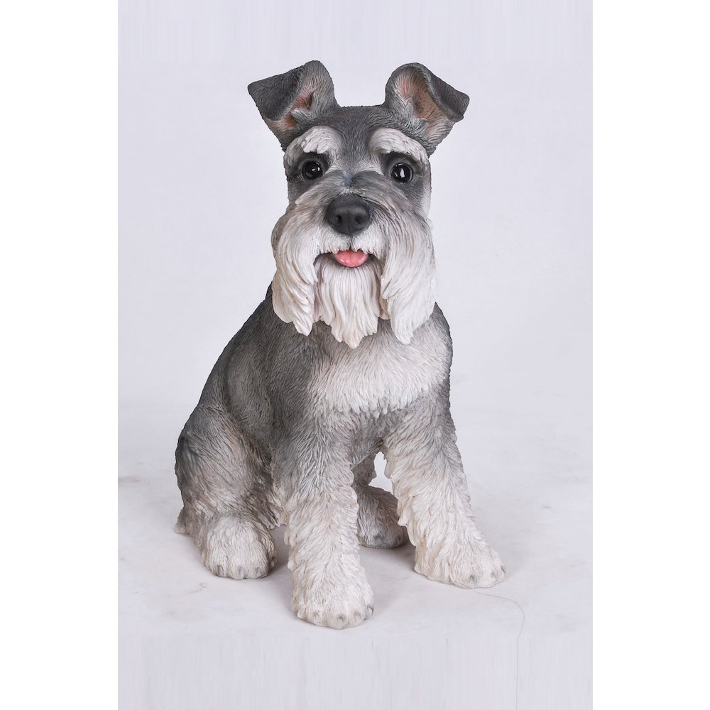 Grey Schnauzer Statue. Picture 2