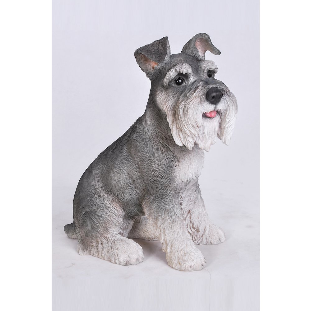 Grey Schnauzer Statue. Picture 4