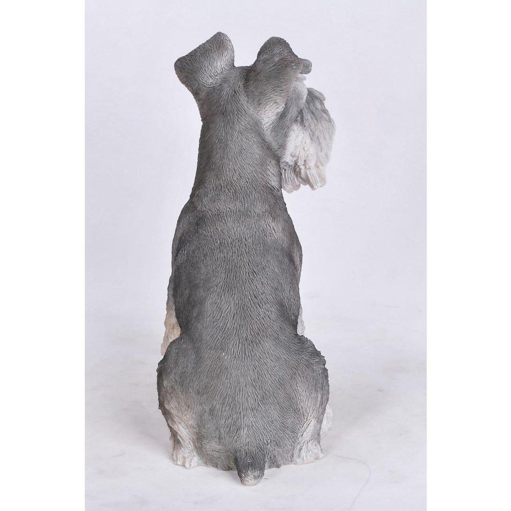 Grey Schnauzer Statue. Picture 3