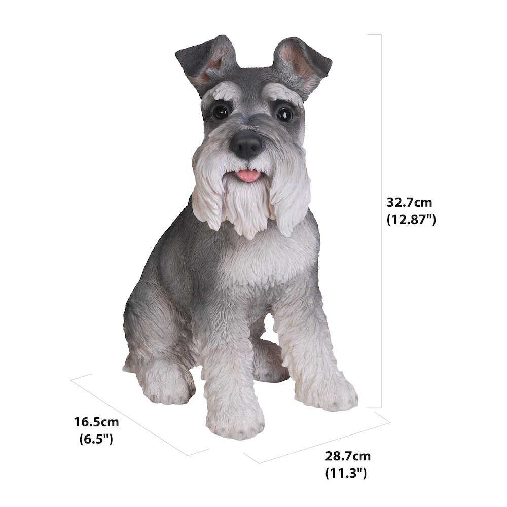 Grey Schnauzer Statue. Picture 5