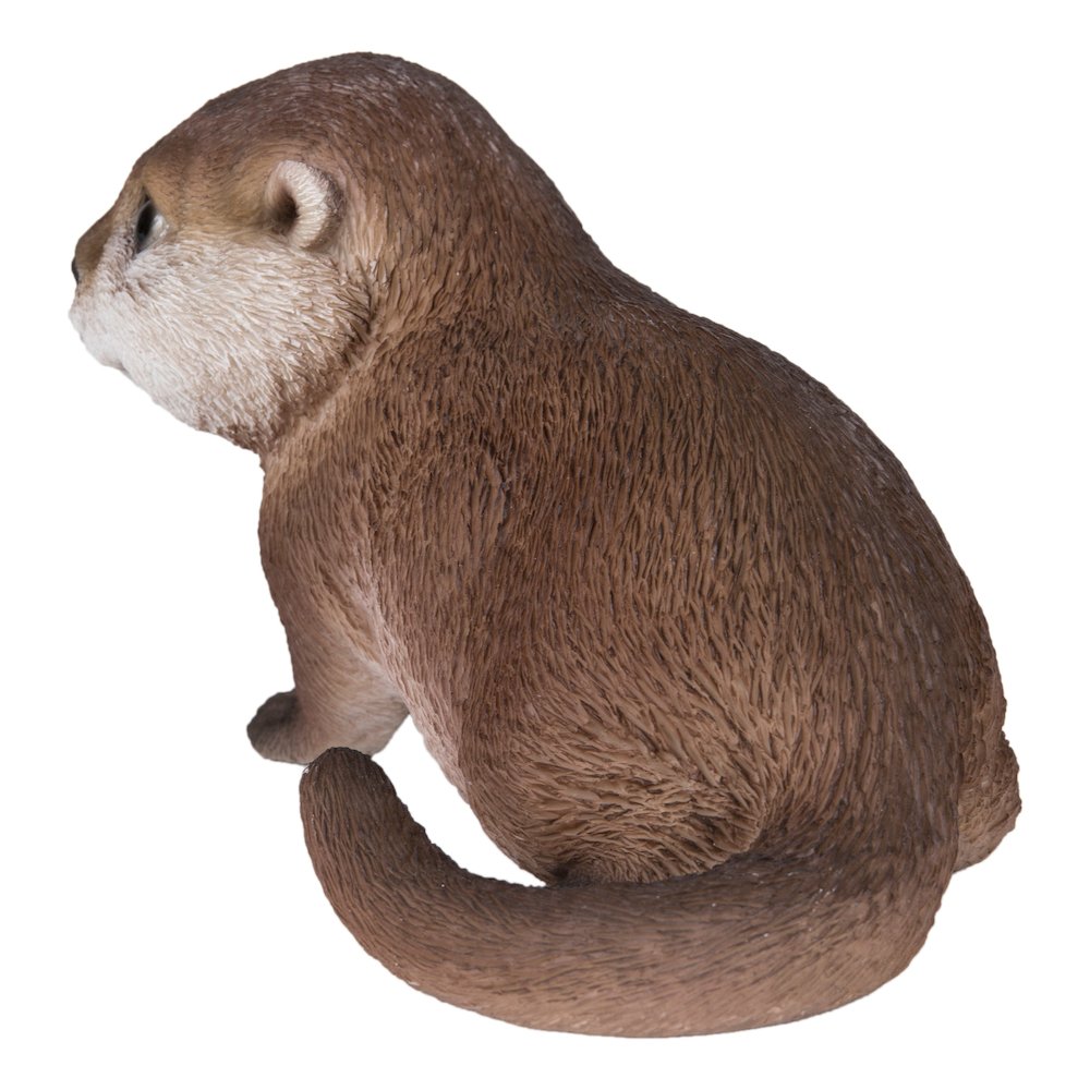 Otter Leaning Forward Statue. Picture 3