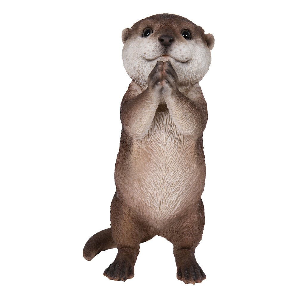 Otter Praying Statue. Picture 2