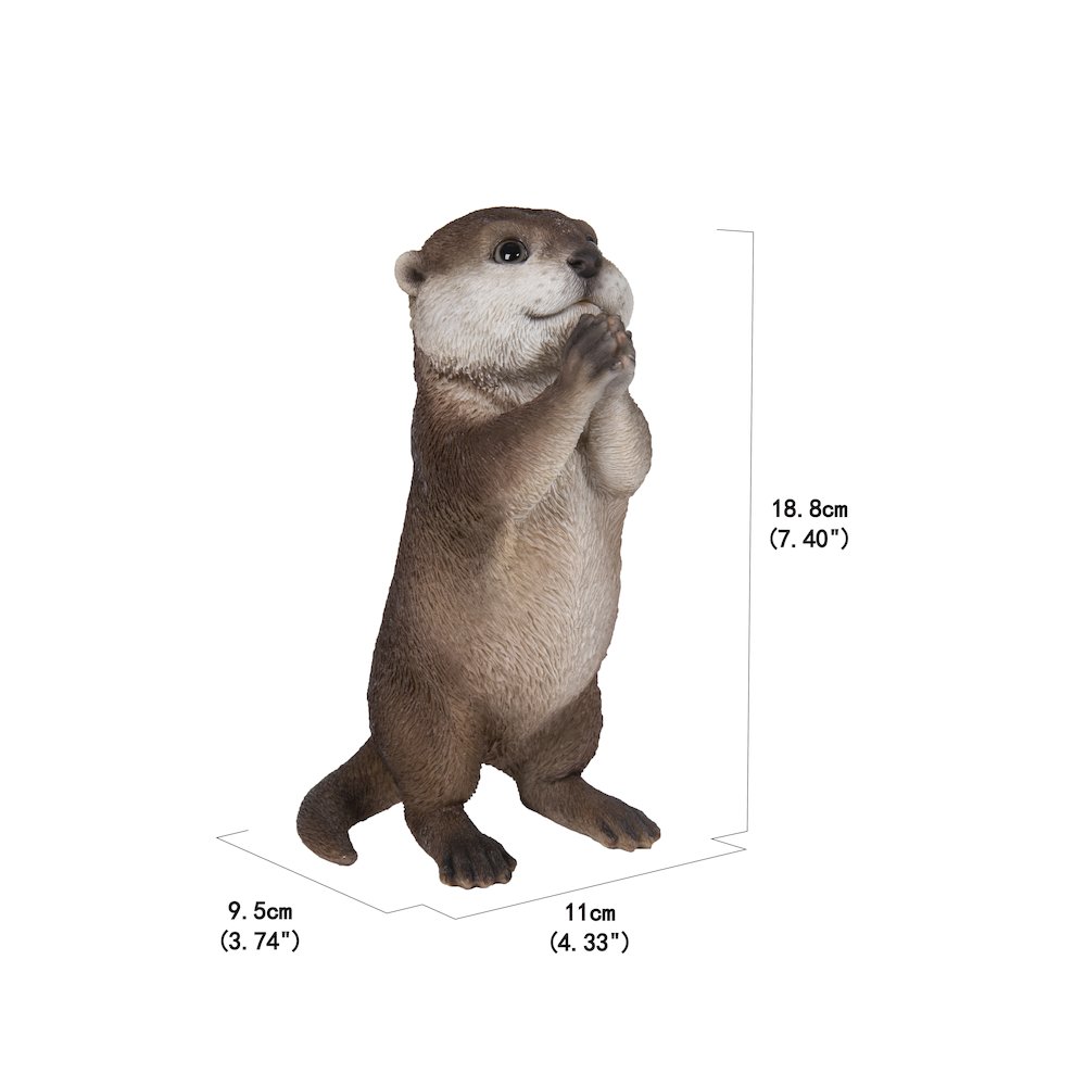 Otter Praying Statue. Picture 5