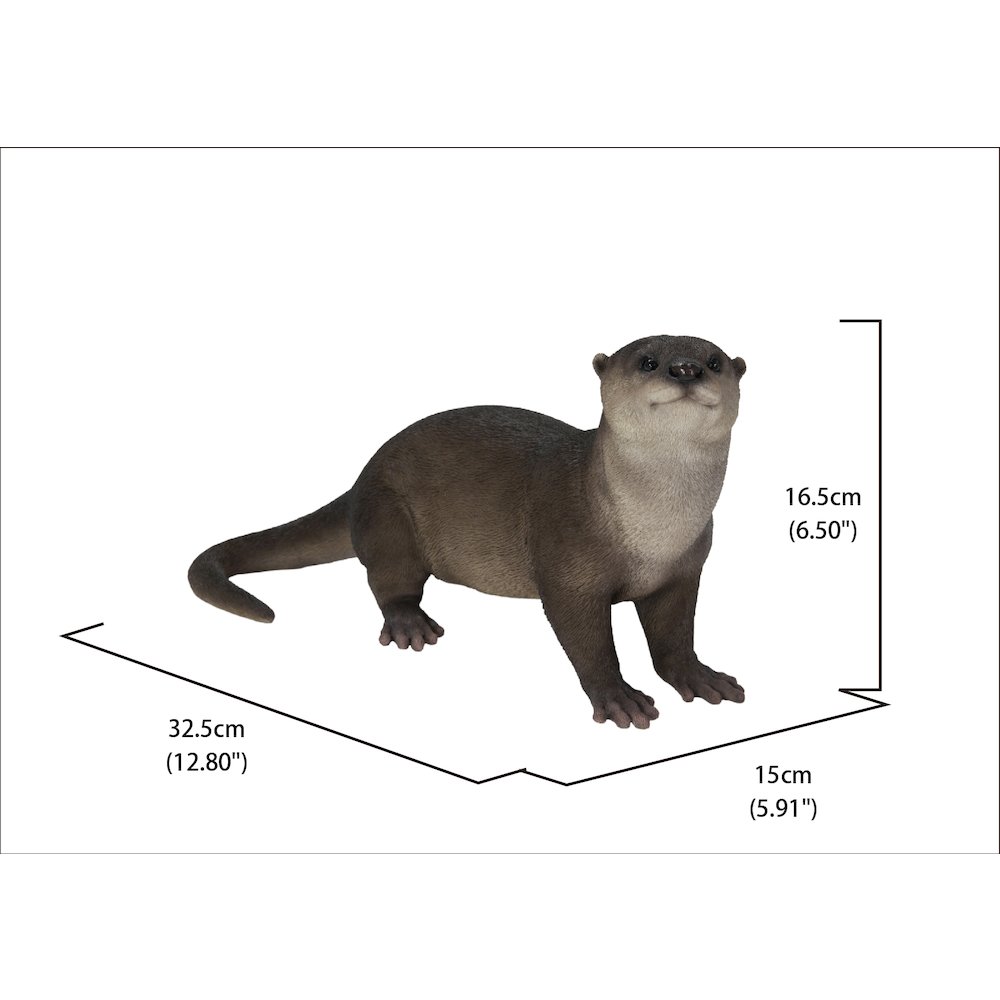 Brown Standing Otter. Picture 7