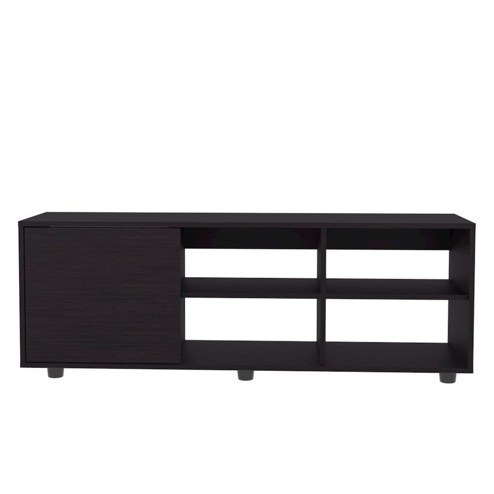 Adel Tv Stand Black MDF. Picture 1