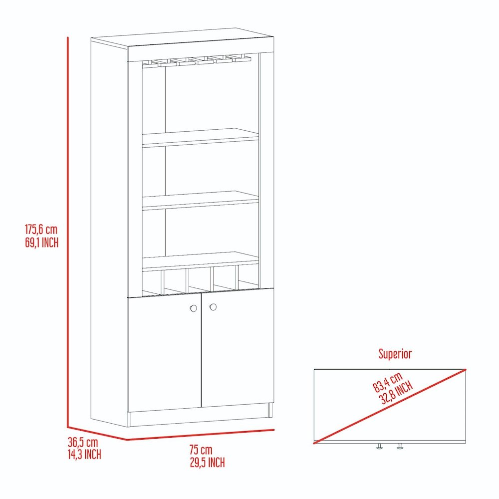 Leto XL Shoe Rack Black MDF. Picture 4