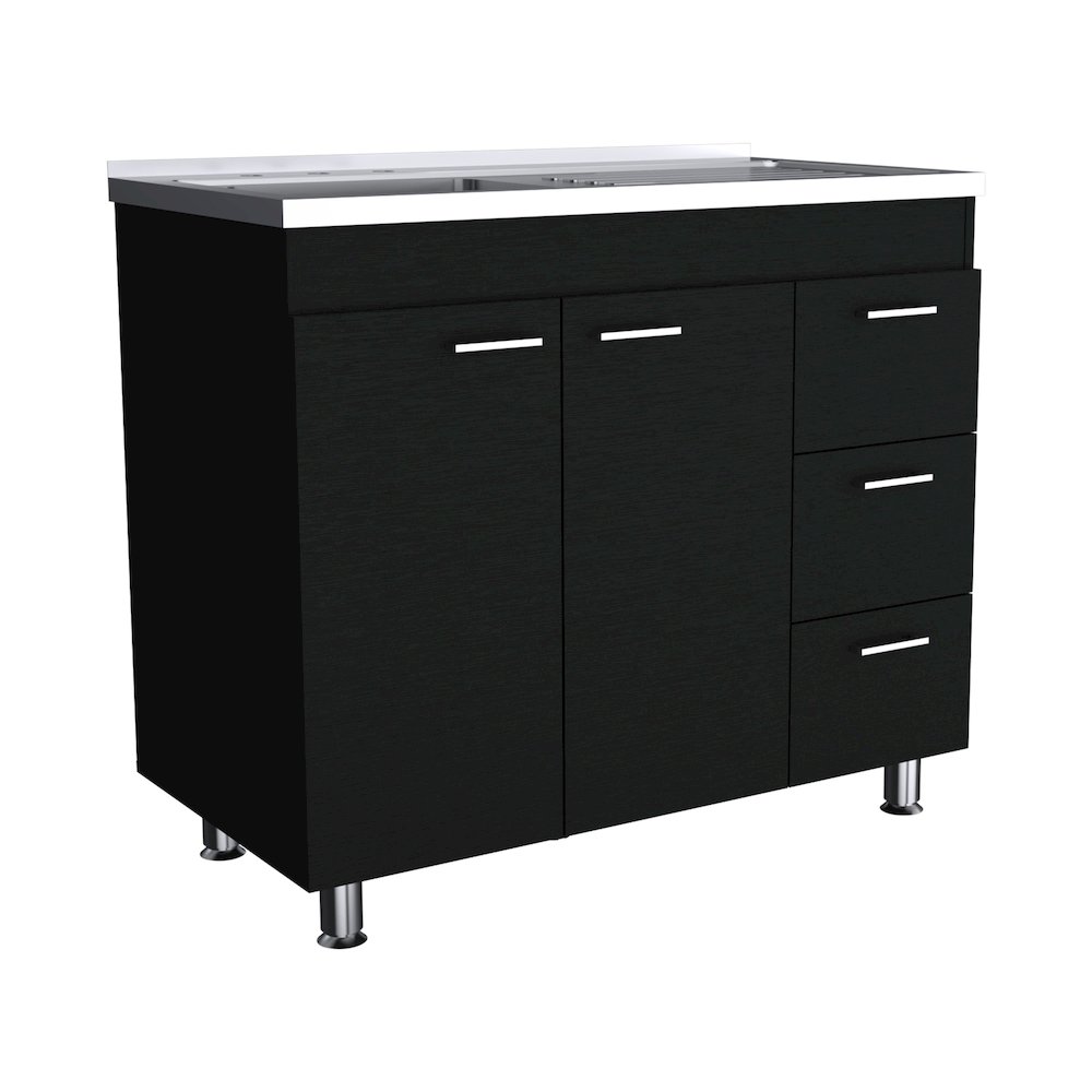 Vizcaya Desk Black MDF. Picture 2