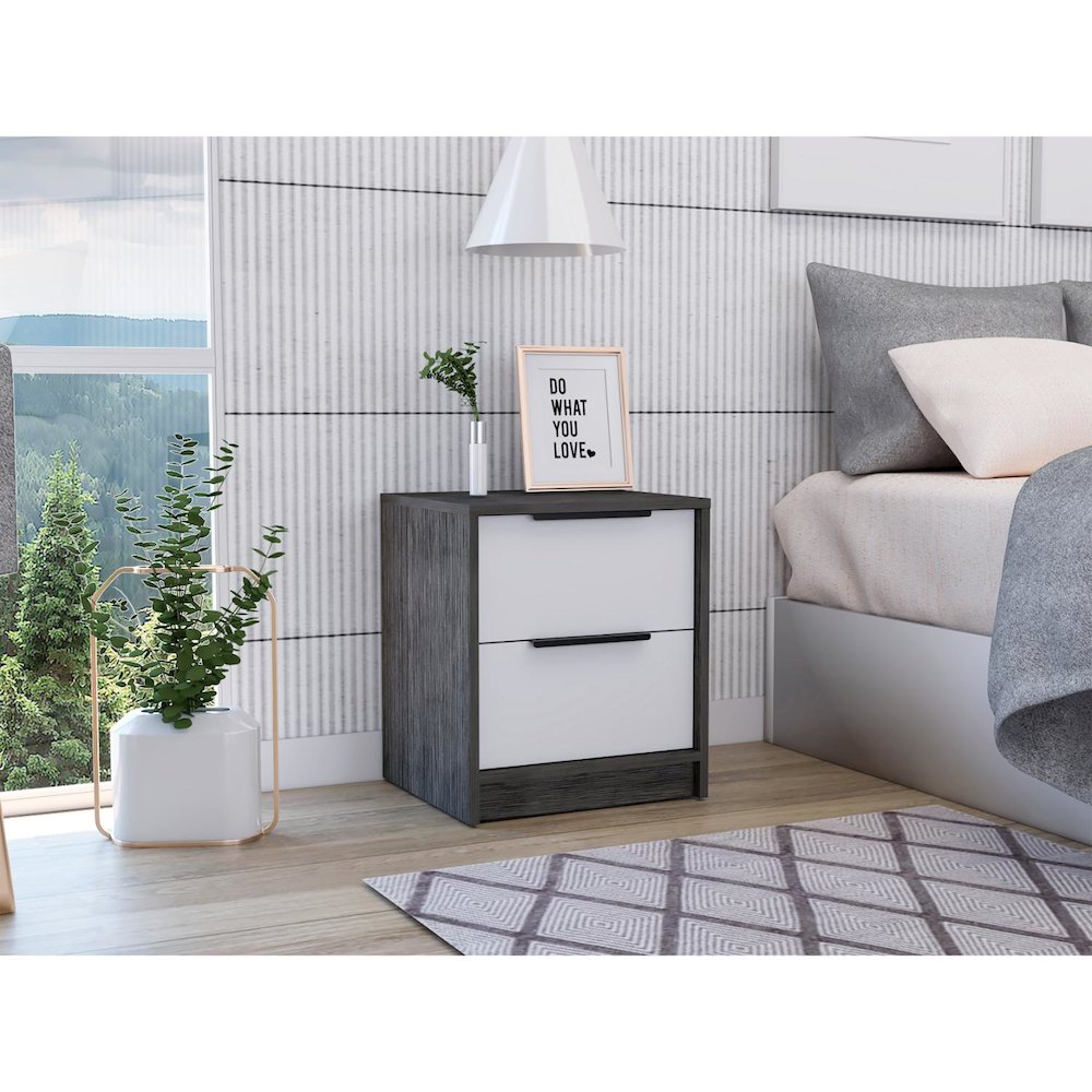 Augusta Nightstand Black MDF. Picture 3