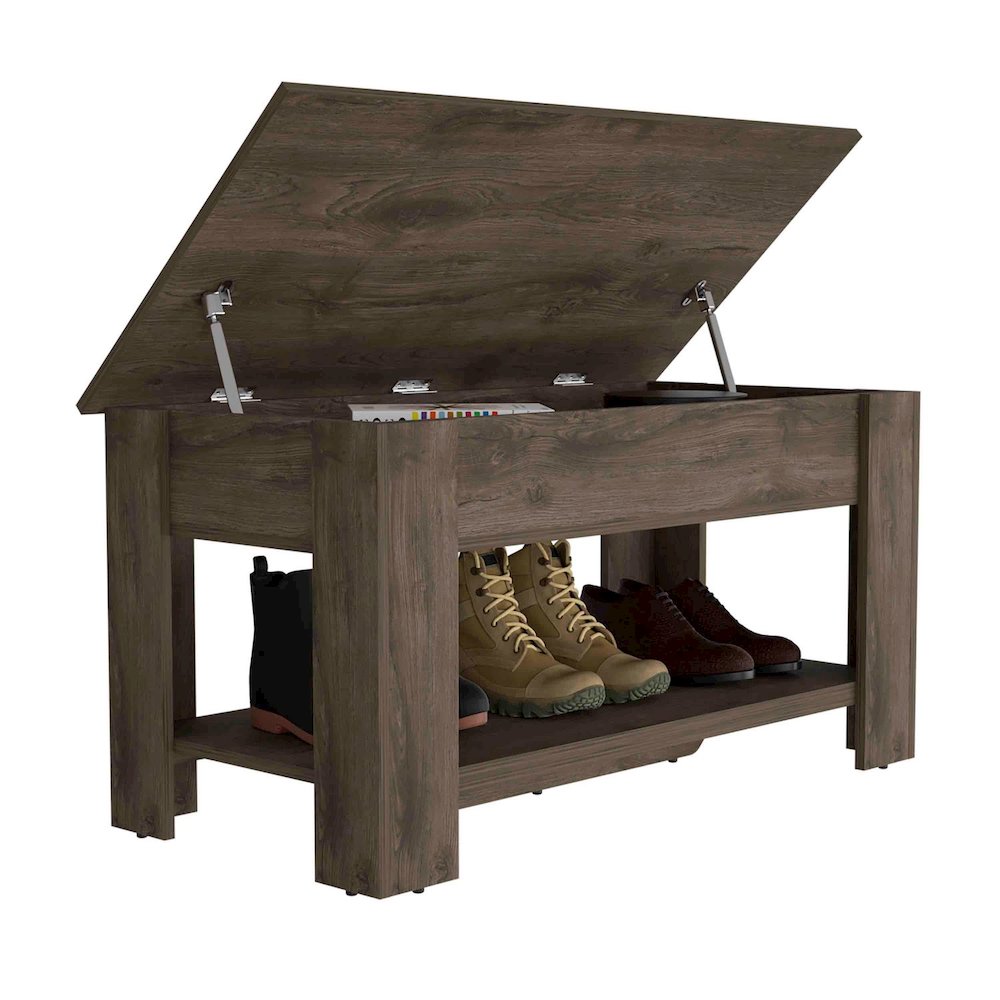 Entryway Benches Dark Brown MDF. Picture 2