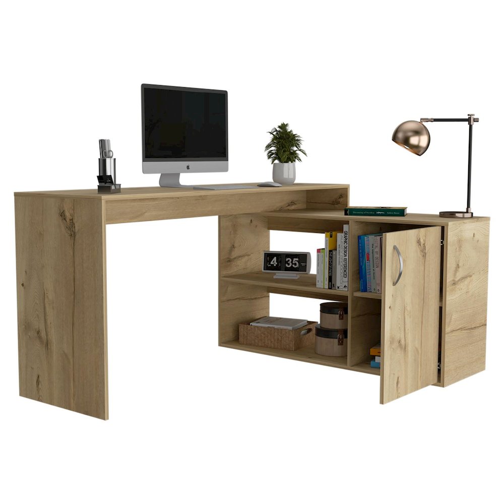Axis Desk Light Oak MDF. Picture 2