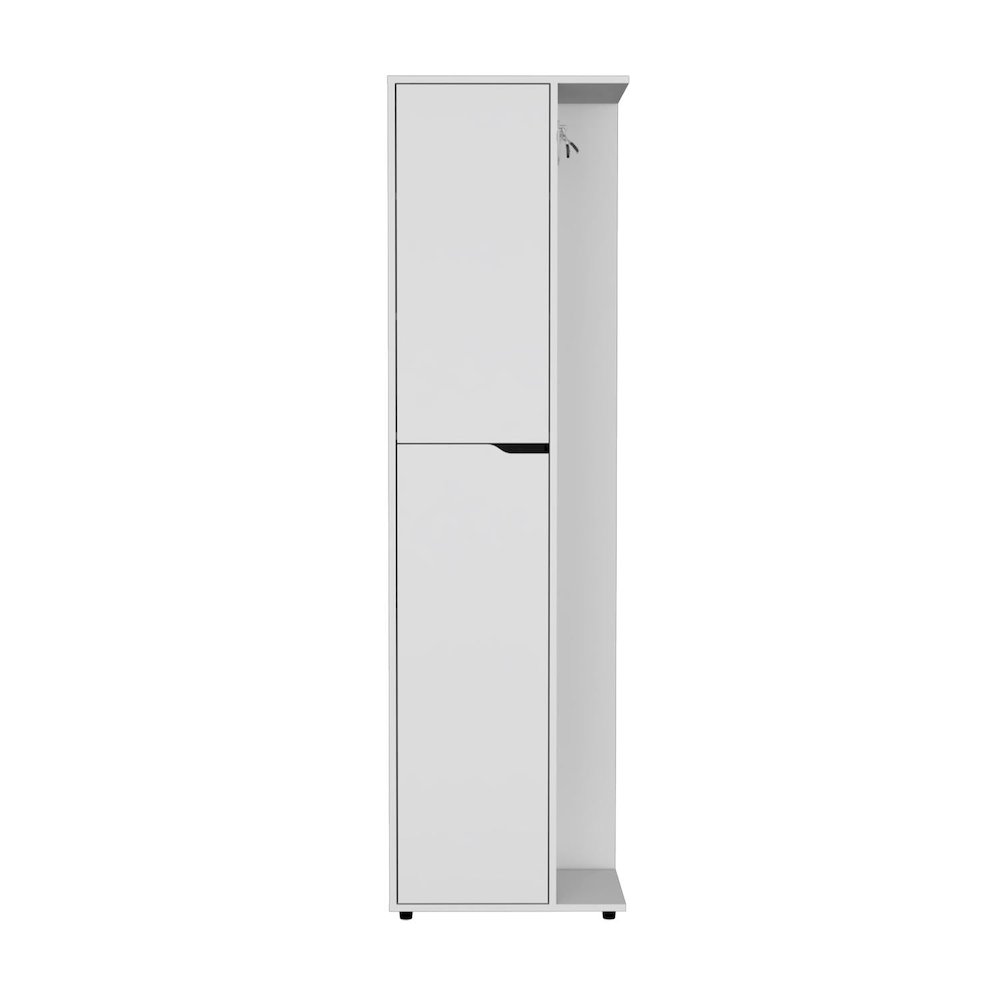 Oban Corner Bar Cabinet Black MDF. Picture 1