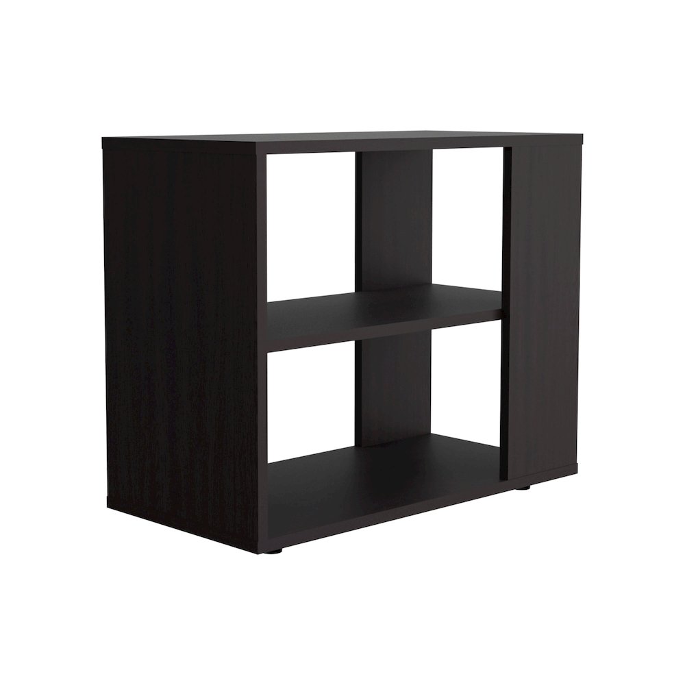 Garden Side Table Black Wengue MDF. Picture 1