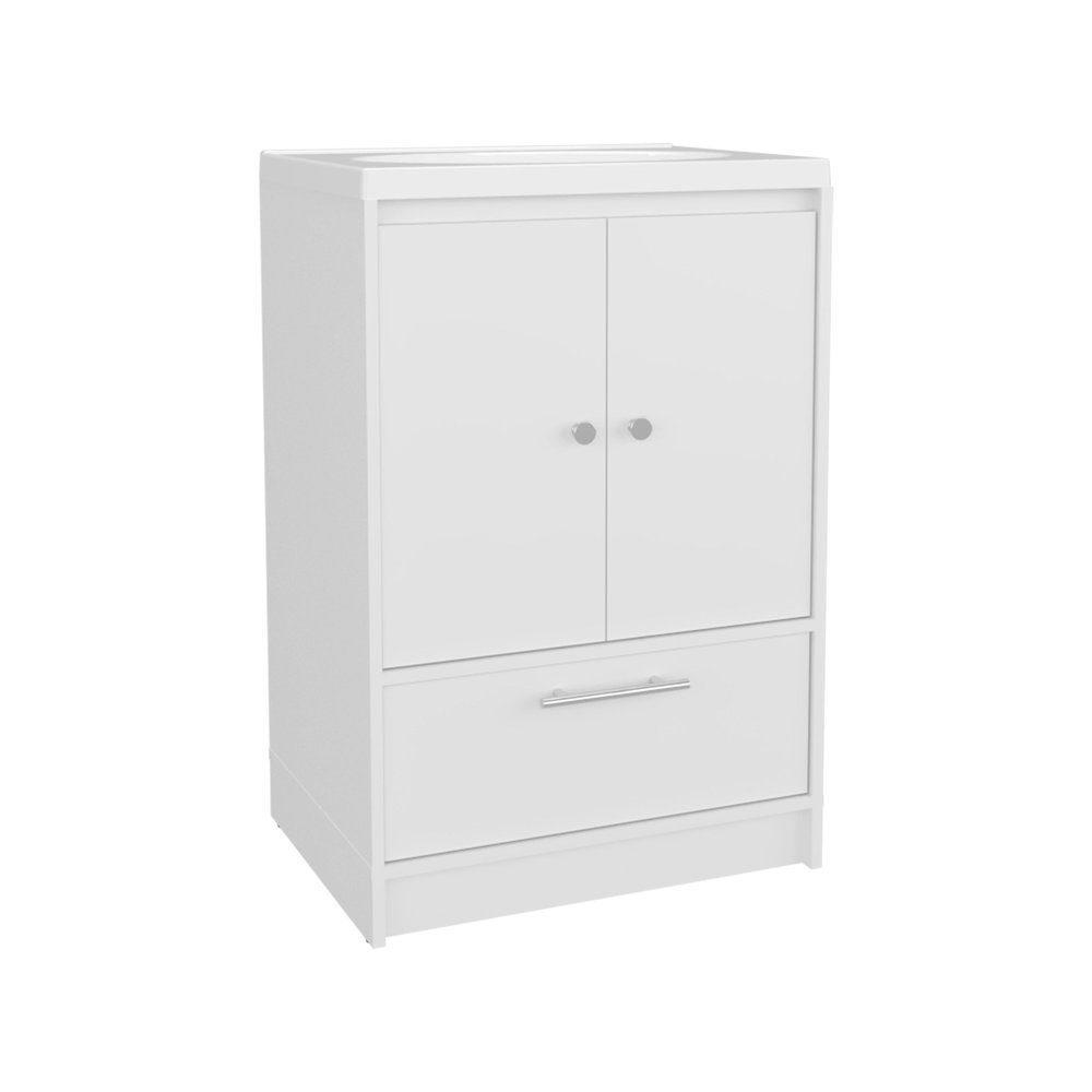 Iowa Computer Desk White MDF. Picture 5