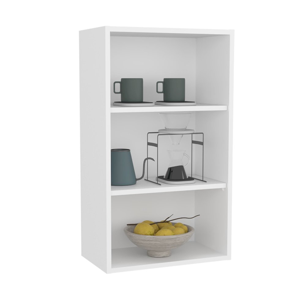 Eco 36" High Wall Cabinet White MDF. Picture 2