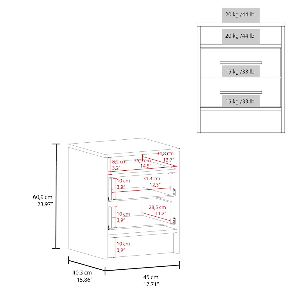 Zurich Kitchen Cabinet Set Black MDF. Picture 3