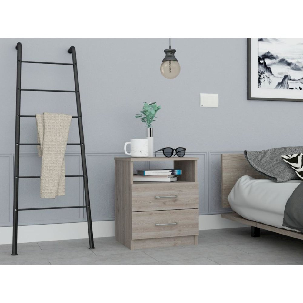 Malaui 120 Desk Light Gray MDF. Picture 3
