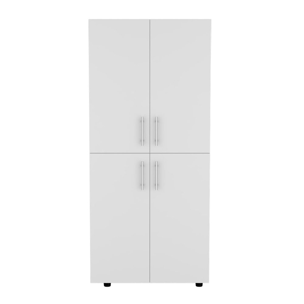 Hazel Armoire White MDF. Picture 4