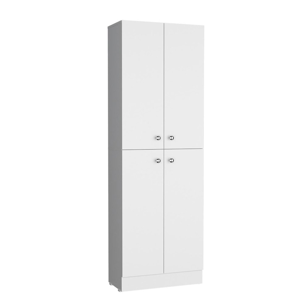 Lynch Pantry Cabinet White MDF. Picture 1