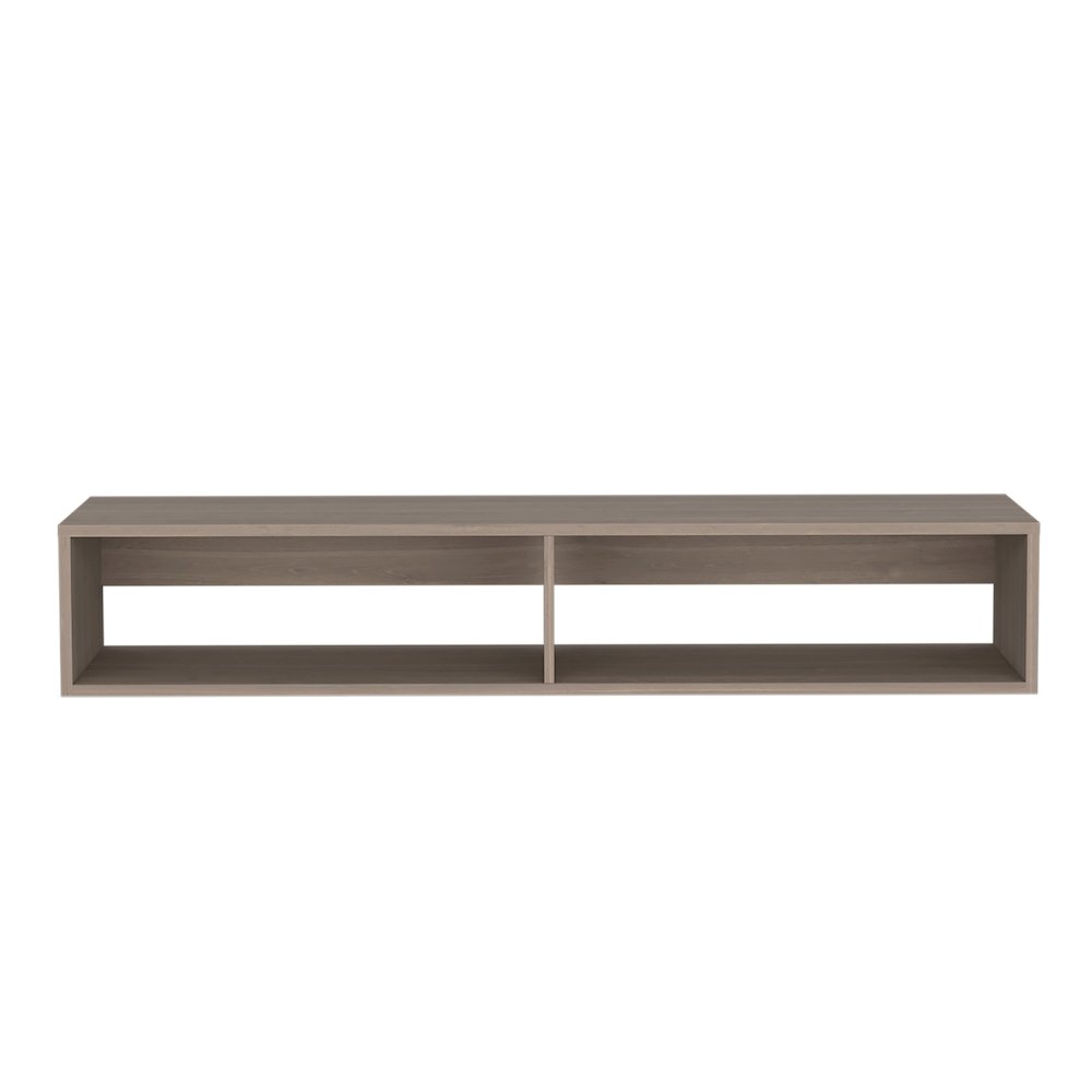 Warrior 59" Floating Tv Stand Light Gray MDF. Picture 1