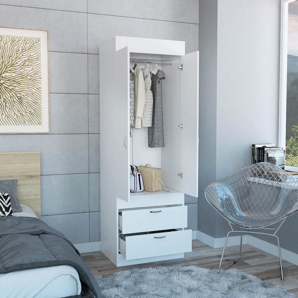 Lisboa Armoire White MDF. Picture 5