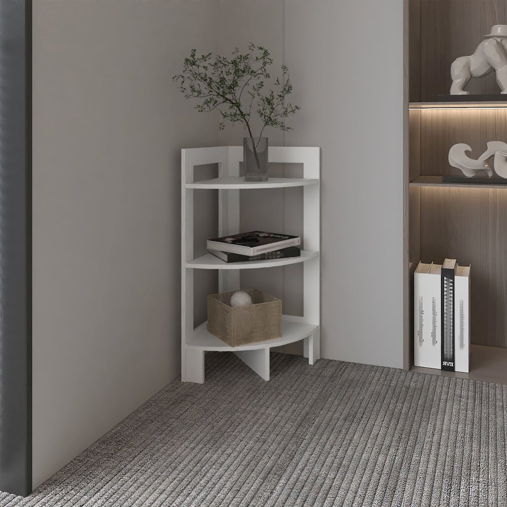 Vintro Storage Cabinet White MDF. Picture 3
