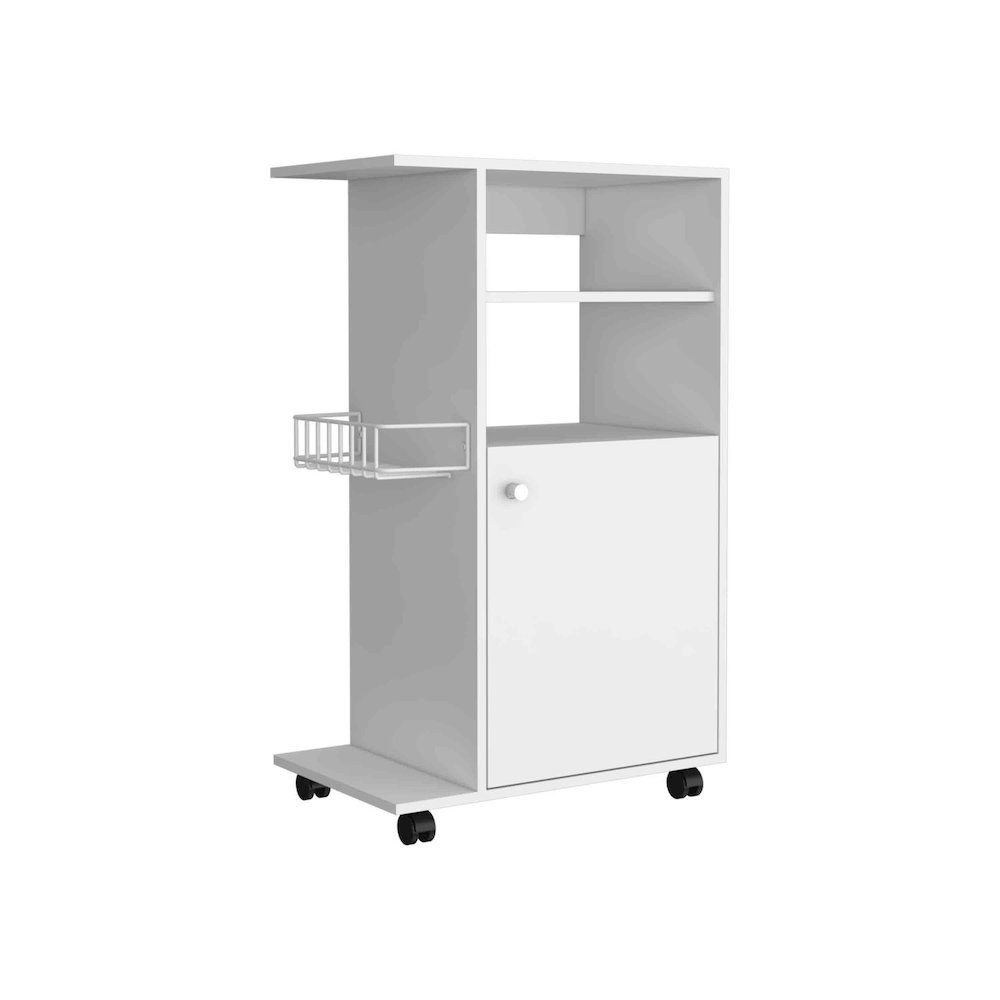 Clip Kitchen Cart White MDF. Picture 1