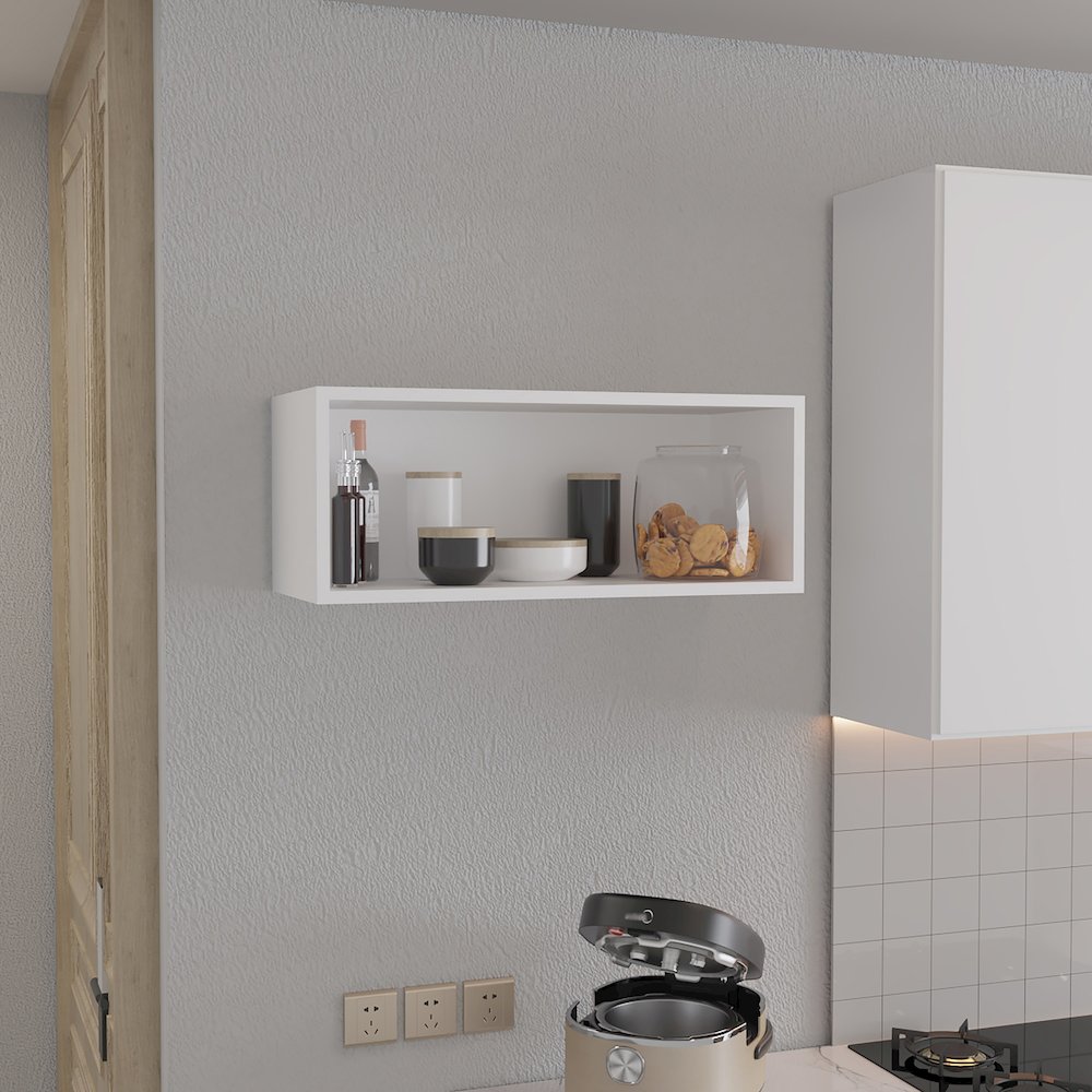 Napoles 2 Wall Cabinet Black MDF. Picture 3