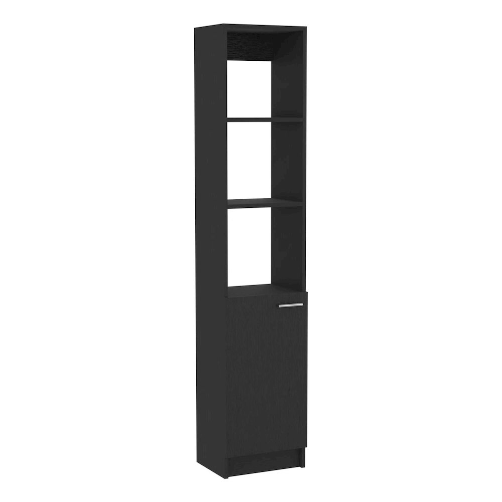 Jaspe Mirror Medicine Cabinet Black MDF. Picture 1