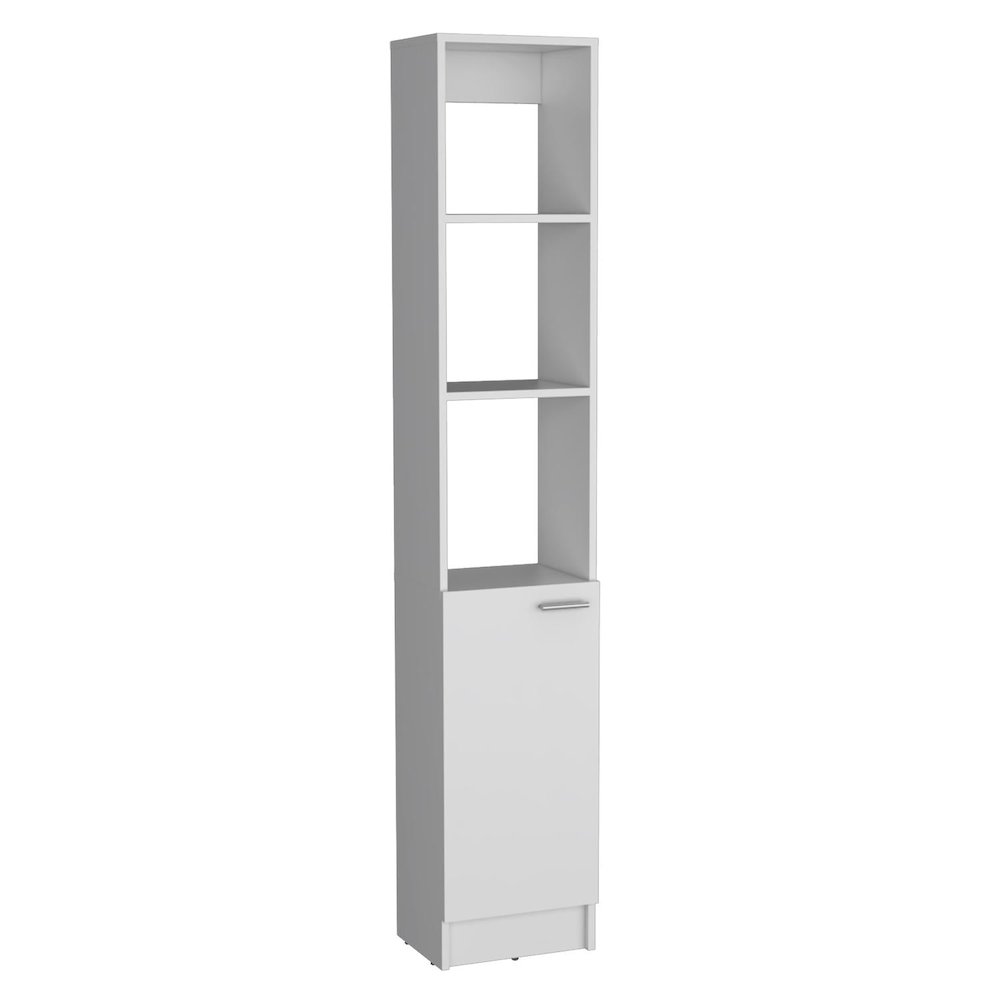 Parks Linen Cabinet White MDF. Picture 1