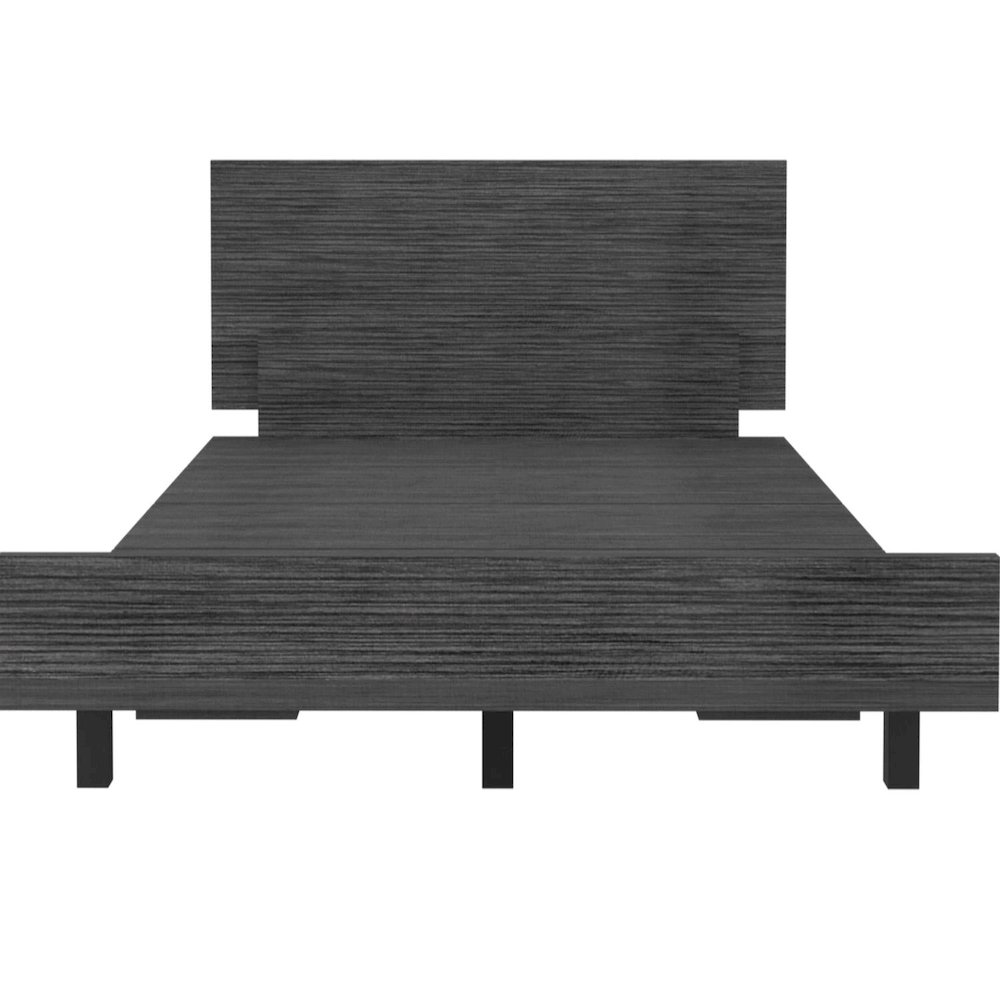 Kaia Twin Bed Smokey Oak MDF. Picture 5