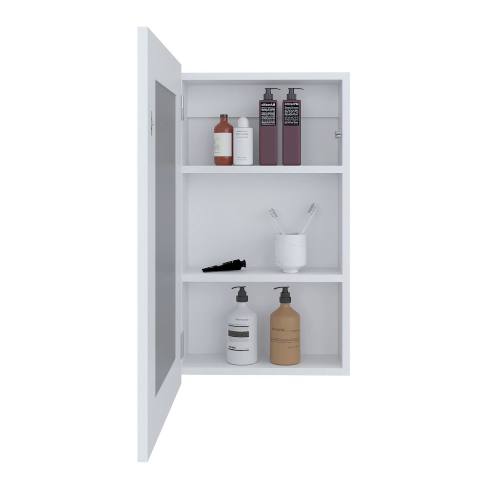 Juno Medicine Cabinet White MDF. Picture 1