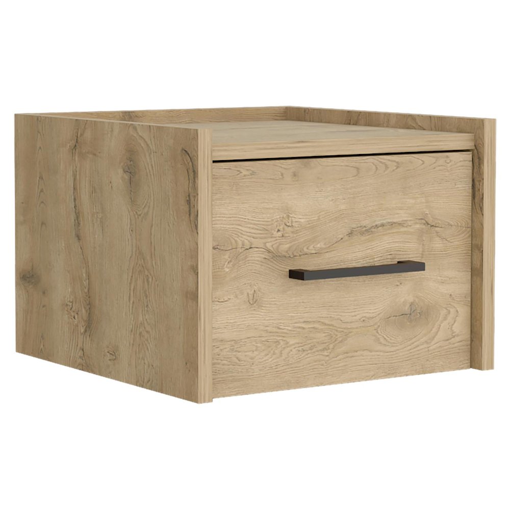 Boa Floating Nightstand Macadamia MDF. Picture 1