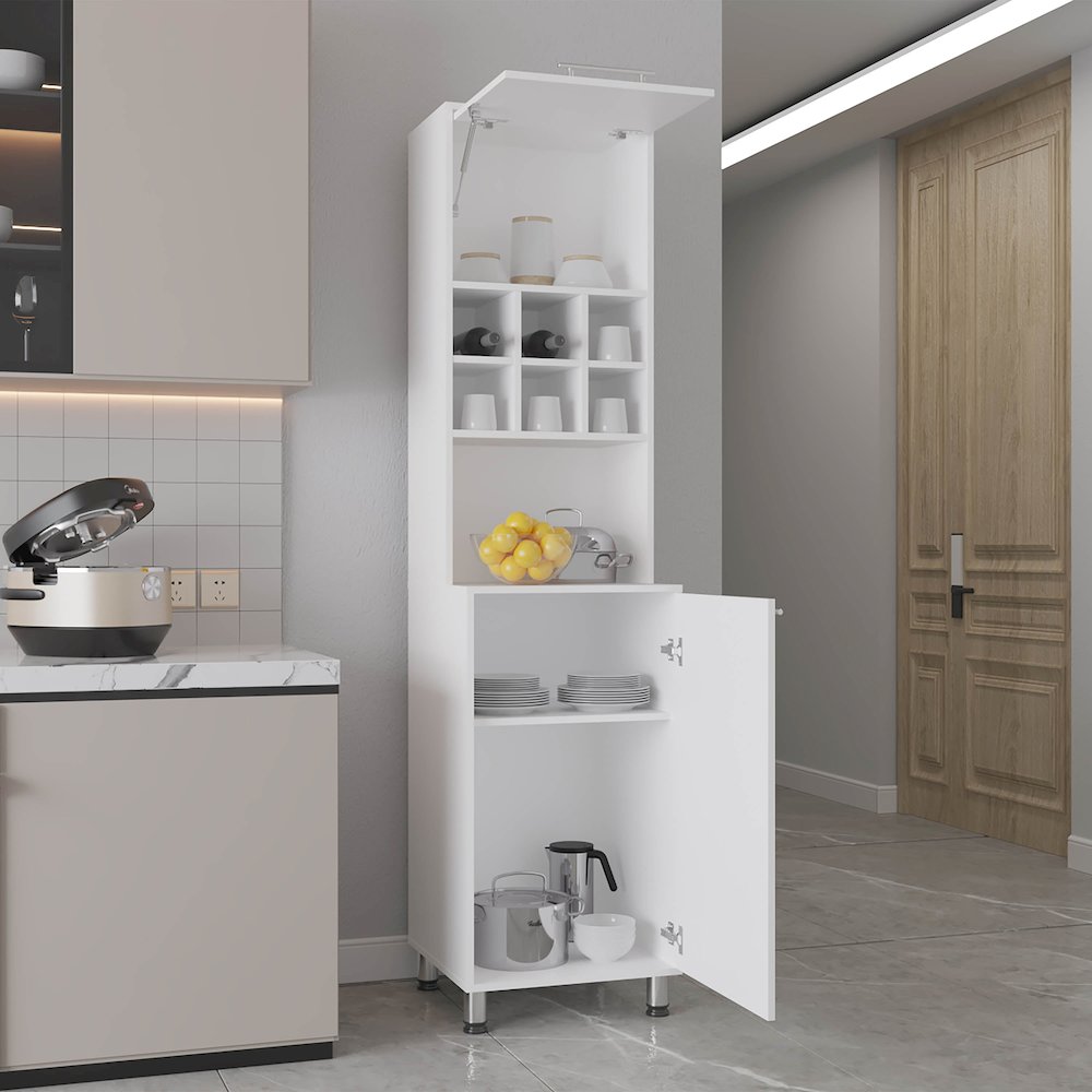 Attica Kitchen Pantry White MDF. Picture 3