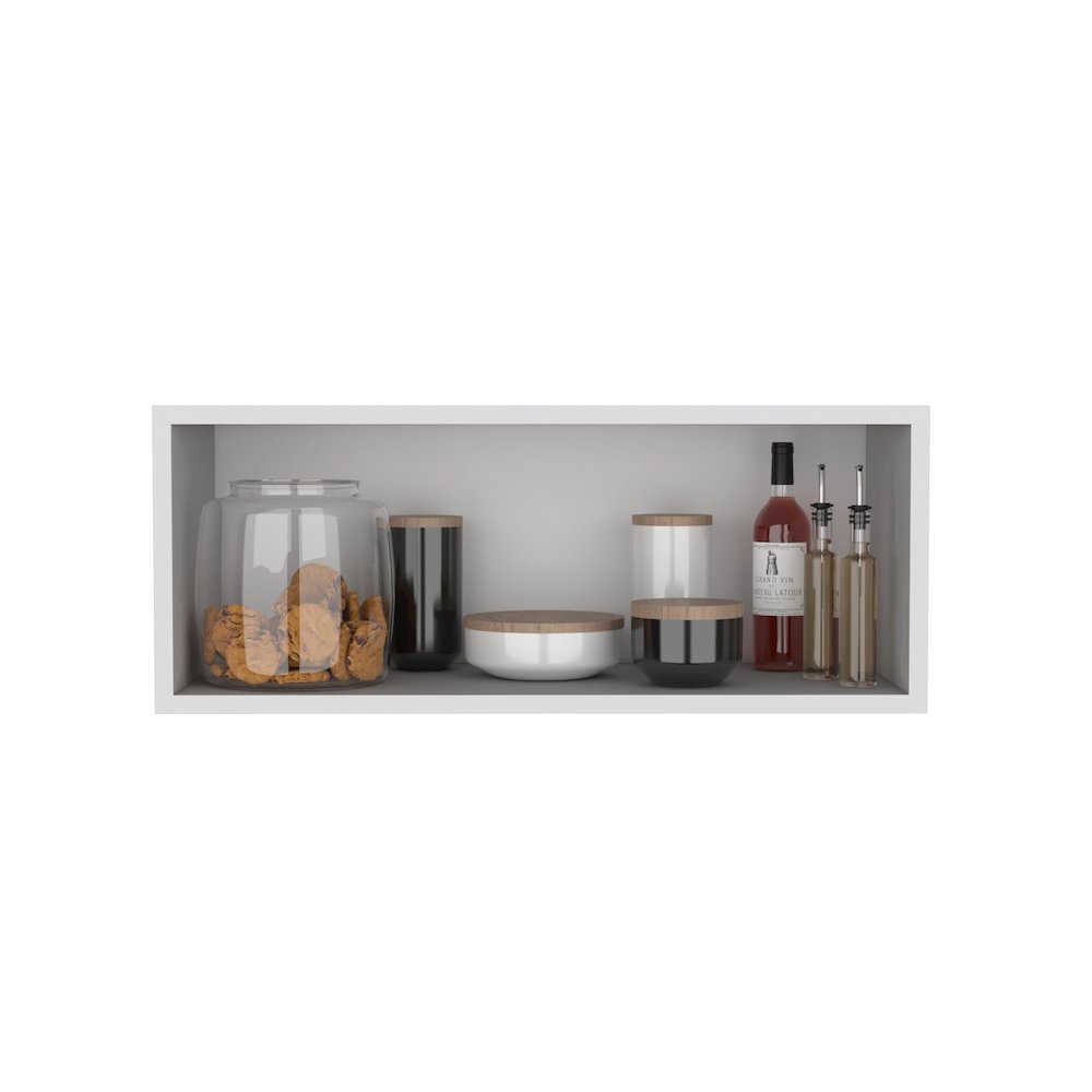 Napoles 2 Wall Cabinet Black MDF. Picture 1
